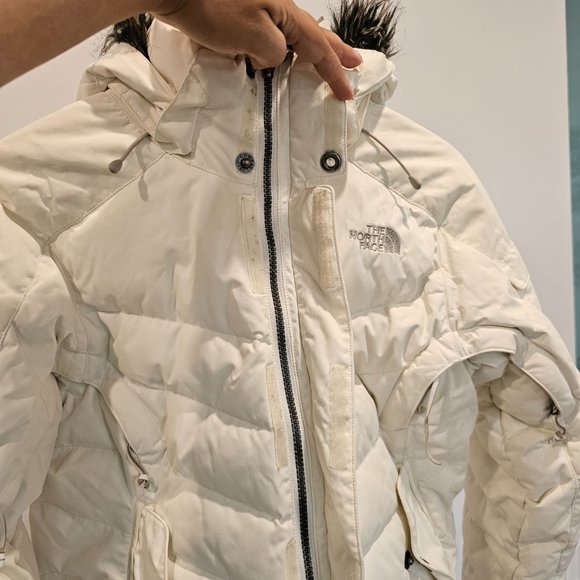 The North Face Women's White 600 Down Recco Insulated Puffer Snowboard Jacket Xs - Picture 12 of 16